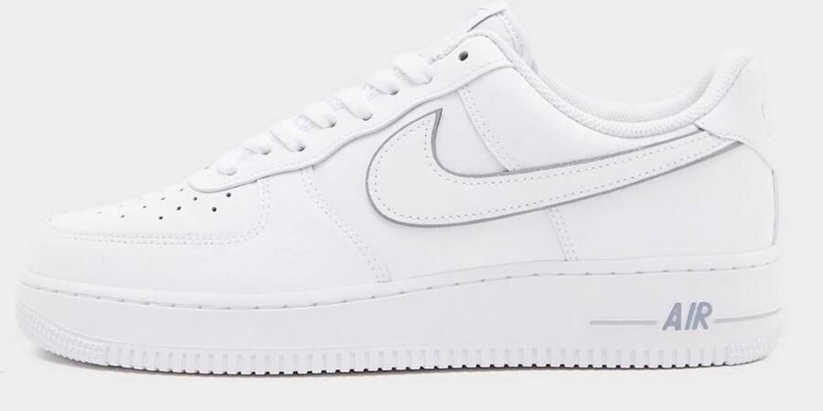 Nike Air Force 1 Low White Desert Khaki Mini Swoosh Sneakers Unisex Wit - Foto 5