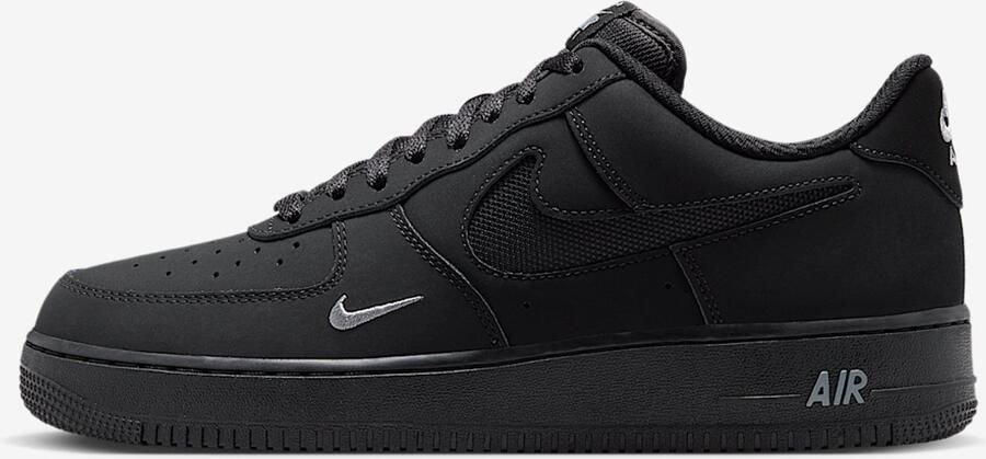 Nike Air Force 1 '07 LV8 Sneakers Black Cool Grey Zwart Grijs Air Force 1 Lifestyle Heren Sneakers voor Mannen