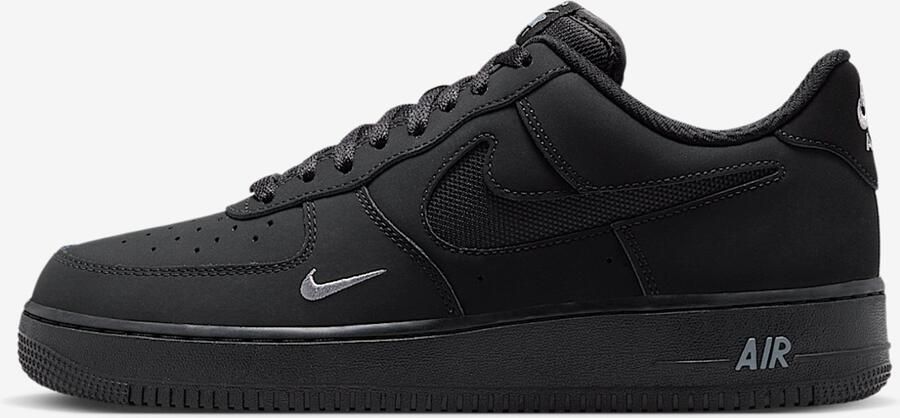 Nike Air Force 1 '07 LV8 Sneakers Black Cool Grey Zwart Grijs Air Force 1 Lifestyle Heren Sneakers voor Mannen