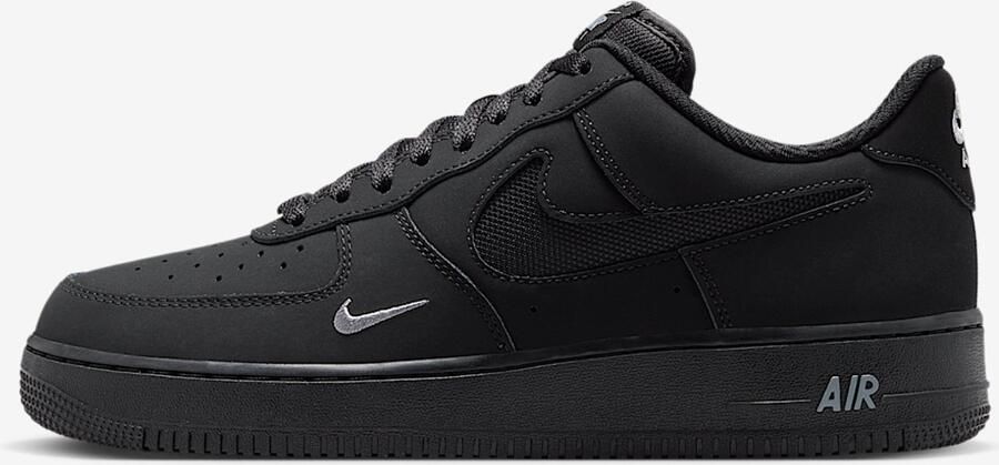 Nike Air Force 1 '07 LV8 Sneakers Black Cool Grey Zwart Grijs Air Force 1 Lifestyle Heren Sneakers voor Mannen