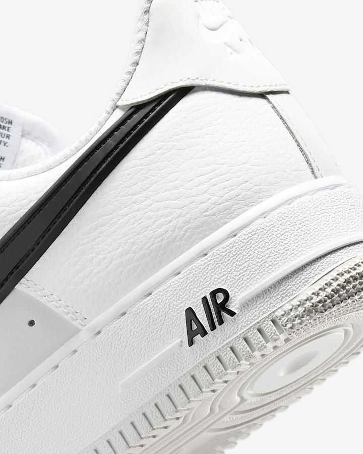 Nike Air Force 1 '07 LV8 Sneakers White Black-Photon Dust Wit Zwart Grijs Air Force 1 Lifestyle Heren Sneakers voor Mannen - Foto 2
