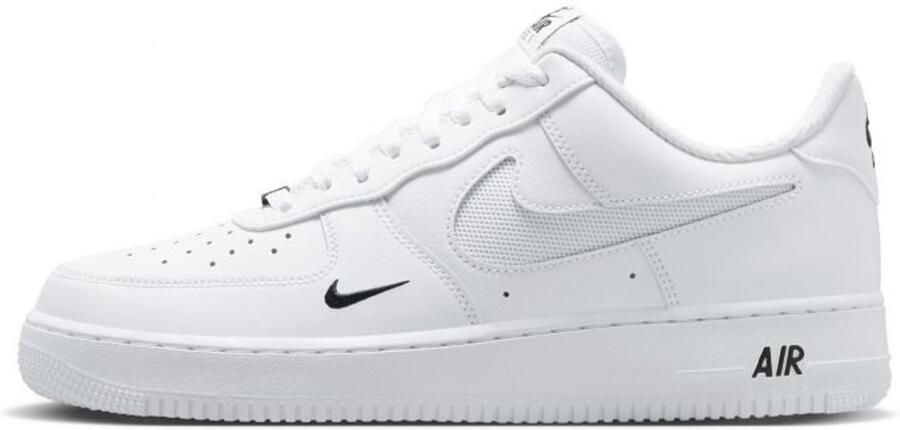 Nike Air Force 1 '07 LV8 Sneakers White Black Reflect Silver Wit Zwart Zilver Air Force 1 Lifestyle Heren