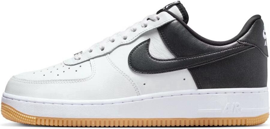 Nike Air Force 1 '07 LV8 Summit Wit Metallic Silver Wit Zwart Wit Grijs Air Force 1 Lifestyle Heren Sneakers voor Mannen - Foto 2