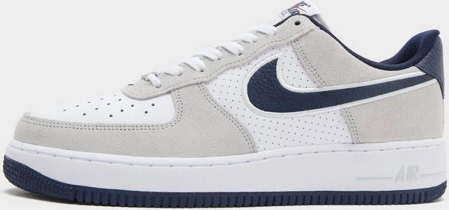 Nike Air Force 1 '07 LV8 White Obsidian Sneakers Unisex Wit Grijs Obsidian