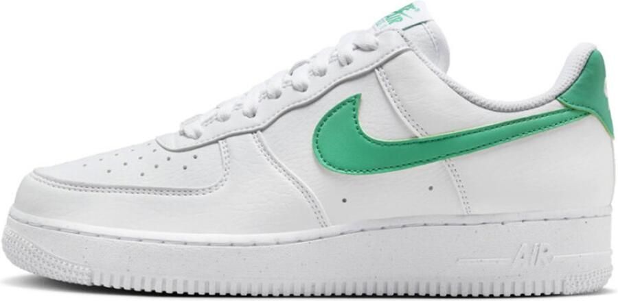Nike Air Force 1 '07 Next Nature Sneakers Dames Wit Stadium Green - Foto 3