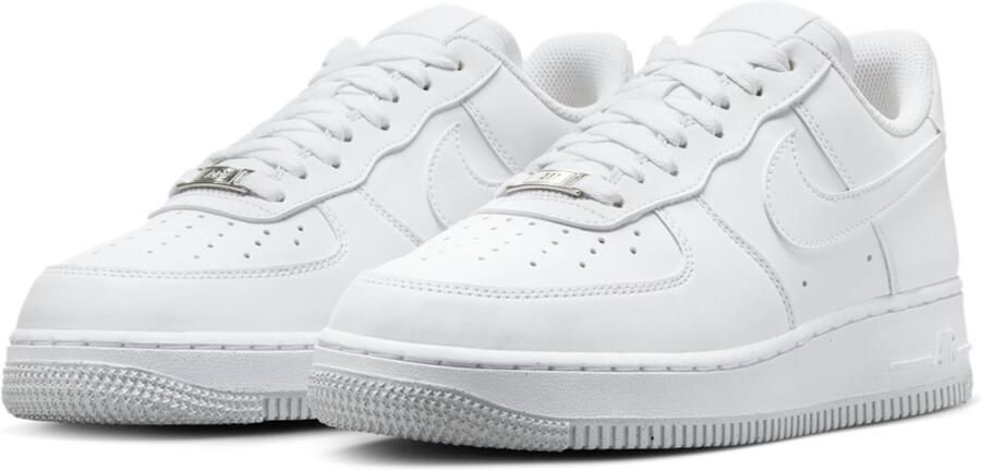 Nike Air Force 1 '07 Next Nature Wit Wit Metallic Silver Wit Grijs Air Force 1 Lifestyle Dames Sneakers voor Vrouwen - Foto 2