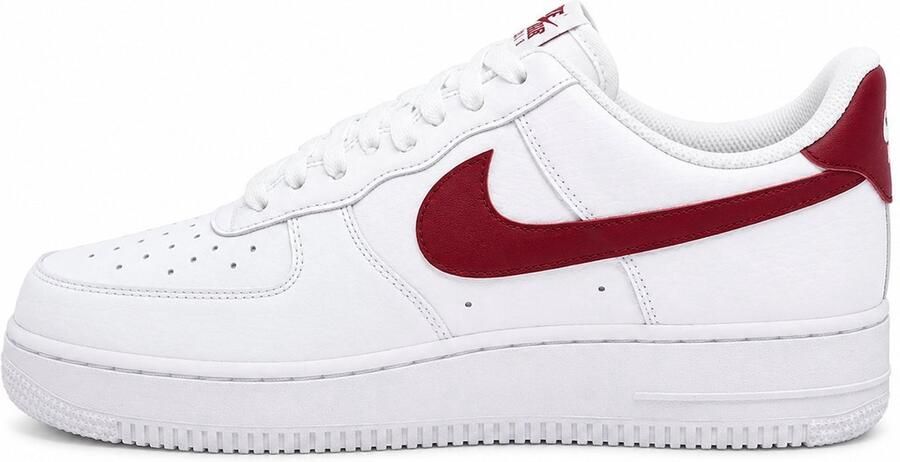 Nike Air Force 1 '07 Next Nature (W) Sneakers White Team Crimson Wit Rood Air Force 1 Lifestyle Dames Sneakers voor Vrouwen