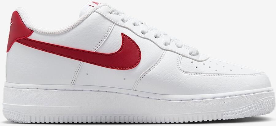 Nike Air Force 1 '07 Next Nature (W) Sneakers White Team Crimson Wit Rood Air Force 1 Lifestyle Dames Sneakers voor Vrouwen