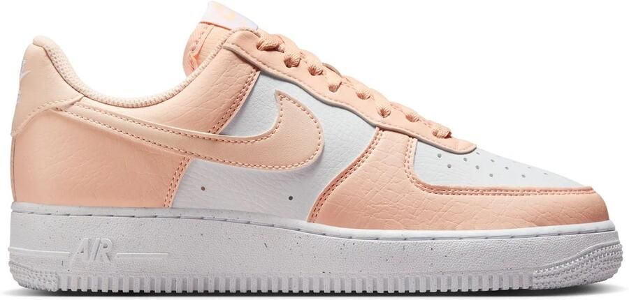 Nike Air Force 1 07 NN Sneakers Dames White Washed Coral Leer & Synthetisch Doos Zonder Deksel