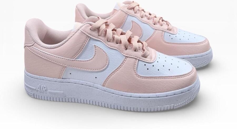 Nike Air Force 1 07 NN Sneakers Dames White Washed Coral Leer & Synthetisch Doos Zonder Deksel