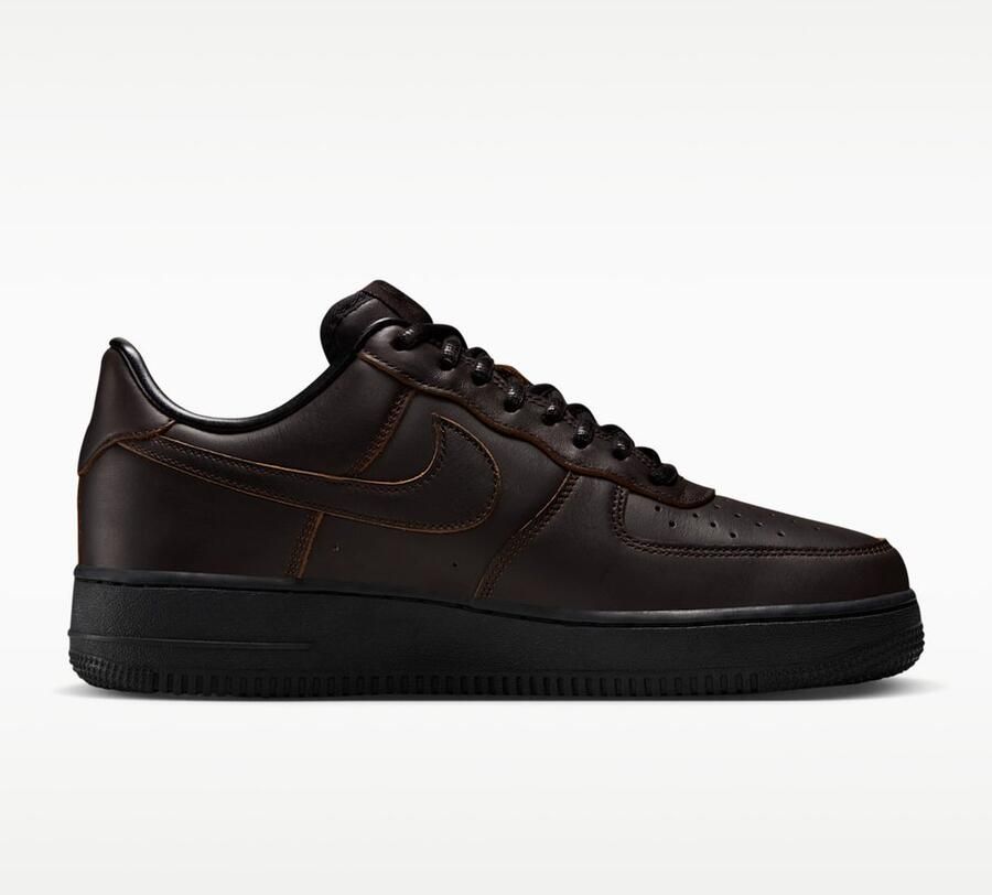 Nike Air Force 1 '07 Premium Limited Edition Sneaker Bruin Zwart Heren