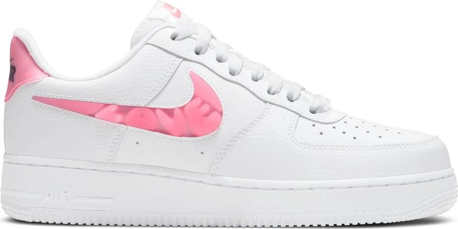 Nike Air Force 1 '07 SE Dames Sneakers White Sunset Pulse-Black-Clear