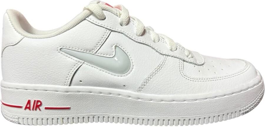 Nike Air Force 1 Low Junior alleen bij JD White Red Kind