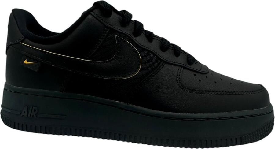 Nike Air Force 1 '07 Sneakers Mannen Zwart Geel