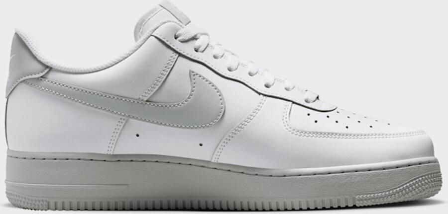 Nike Air Force 1 '07 Sneakers Summit White Strata Grey Wit Grijs Air Force Lifestyle