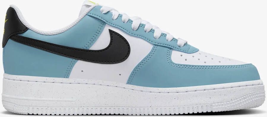 Nike Air Force 1 '07 Turquoise Sneakers Unisex Wit Lichtblauw Zwart - Foto 1