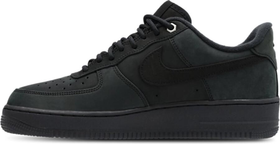 Nike Air Force 1 '07 WB Black Nubuck Sneakers Unisex Zwart