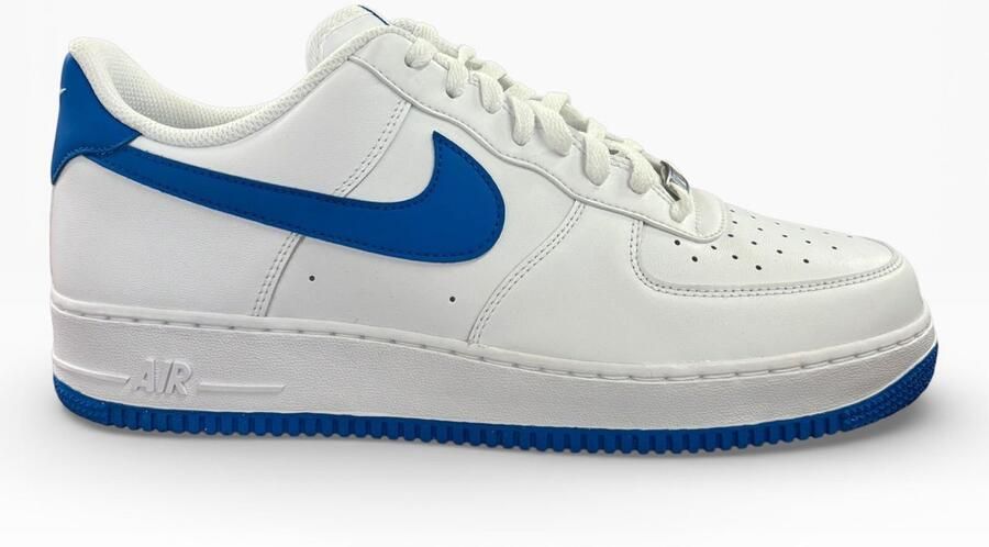 Nike Herenschoen Air Force 1 '07 White White Photo Blue- Heren White White Photo Blue - Foto 2