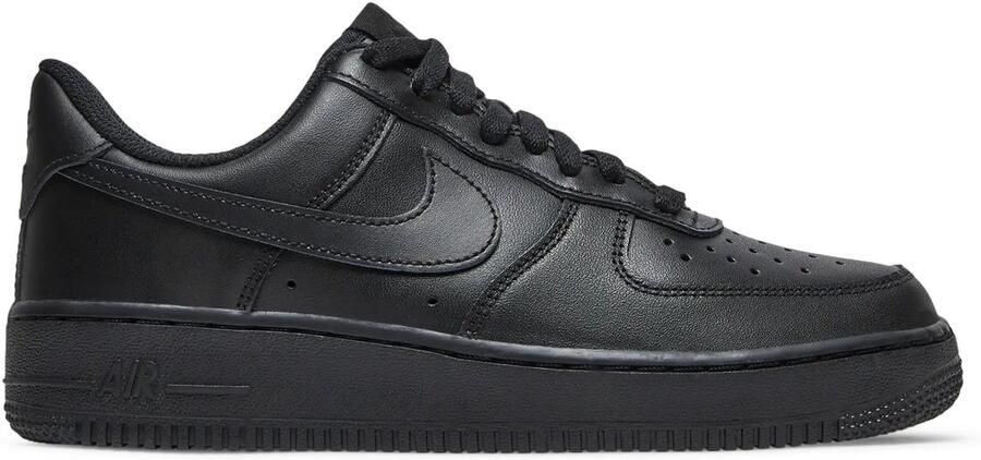 Nike Air Force 1 '07 Dames Shoe Black Black- Dames Black Black