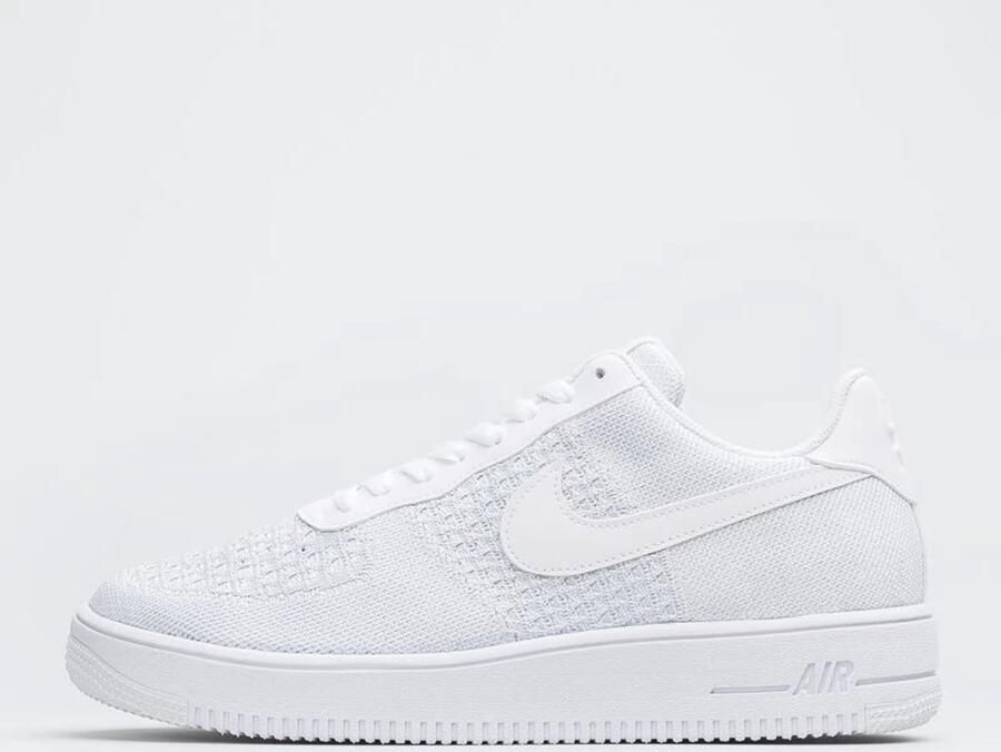 Nike Air Force 1 Flyknit 2.0 1 Schoenen white pure platinum maat: 45.5 beschikbare maaten:40.5 41 42.5 43 44.5 45.5 46 - Foto 2
