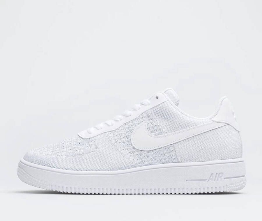 Nike Air Force 1 Flyknit 2.0 1 Schoenen white pure platinum maat: 45.5 beschikbare maaten:40.5 41 42.5 43 44.5 45.5 46