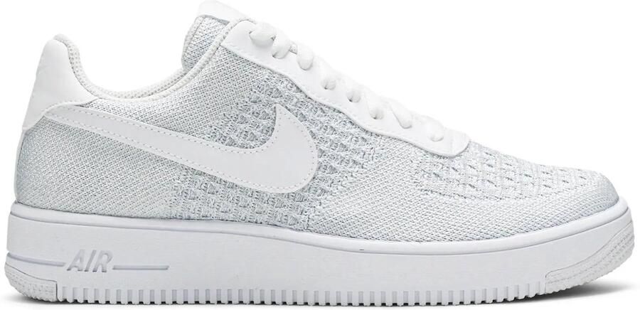Nike Air Force 1 Flyknit 2.0 1 Schoenen white pure platinum maat: 45.5 beschikbare maaten:40.5 41 42.5 43 44.5 45.5 46 - Foto 4