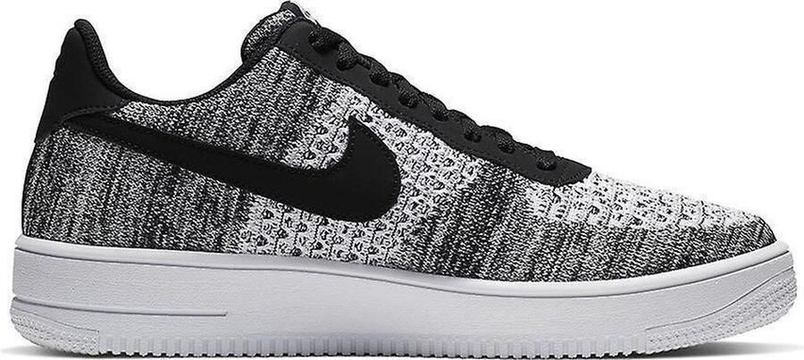 Nike Air Force 1 Low Flyknit 2.0 Black Pure Platinum AV3042-001 zwart grijs wit sneakers laag herensneakers