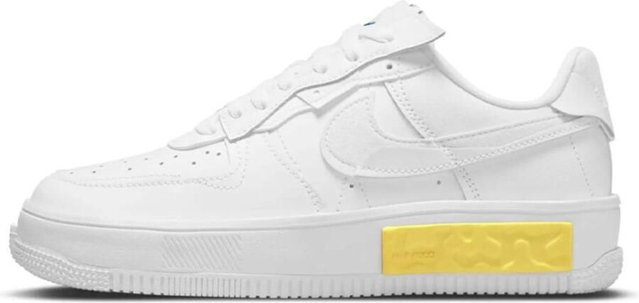 Nike Air Force 1 Fontanka White Photon Dust Opti Yellow Summit White - Foto 4