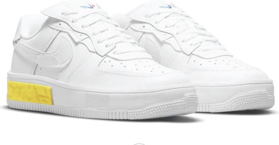 Nike Air Force 1 Fontanka White Photon Dust Opti Yellow Summit White - Foto 3