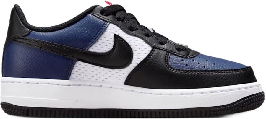 Nike Kinderschoenen Air Force 1 Midnight Navy White University Red Black Midnight Navy White University Red Black - Foto 3