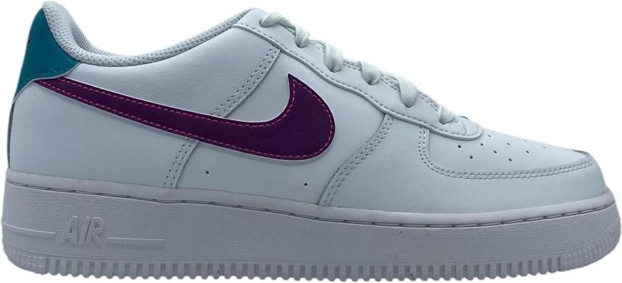 Nike Kinderschoenen Air Force 1 White Hyper Pink Aquamarine Viotech White Hyper Pink Aquamarine Viotech