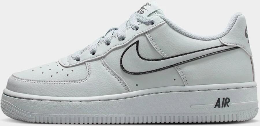 Nike Air Force 1 GS Light Smoke Grey Black Sneakers Unisex Grijs Zwart