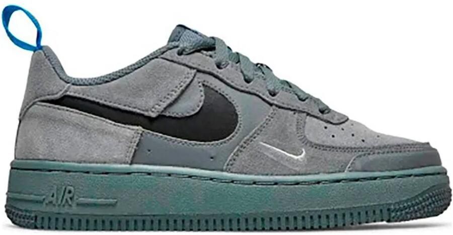 Nike Kinderschoenen Air Force 1 Smoke Grey Light Photo Blue Black Smoke Grey Light Photo Blue Black