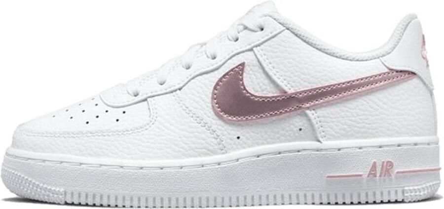 Nike Air Force 1 (gs) Basketball Schoenen white pink glaze maat: 36.5 beschikbare maaten:36.5 - Foto 2