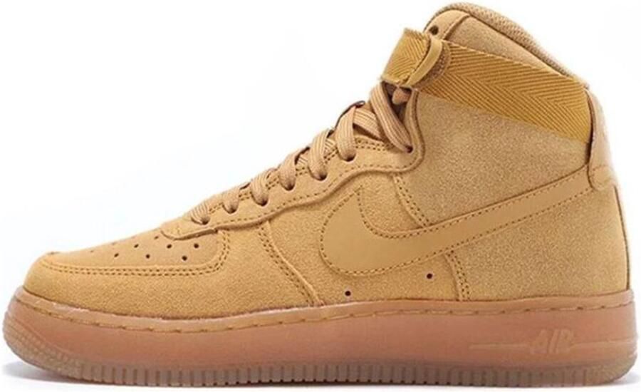 Nike Air Force 1 High Lv8 3 (gs) Basketball Schoenen wheat wheat gum light brown maat: 40 beschikbare maaten:36.5 37.5 38.5 39 40 - Foto 8
