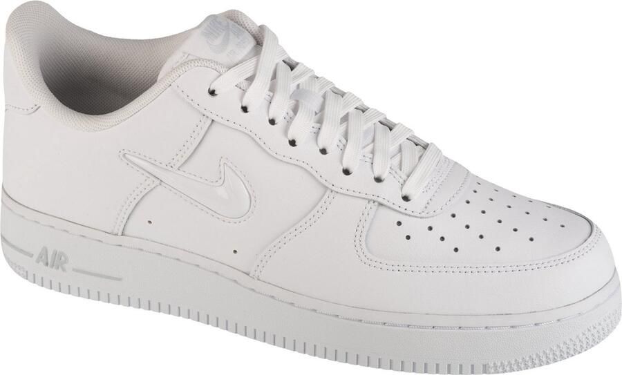 Nike Air Force 1 White Dark Smoke Grey- White Dark Smoke Grey