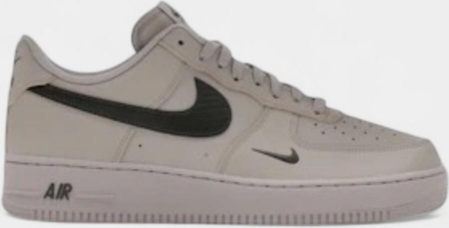 Nike Air Force 1 Low '07 Carbon Fiber Swoosh College Grey Newsprint