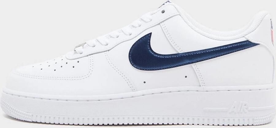 Nike Air Force 1 Low '07 LV8 Team USA World Cup Sneakers Unisex Wit Navy