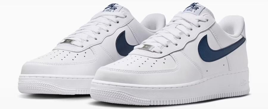 Nike Air Force 1 Low '07 LV8 Team USA World Cup Sneakers Unisex Wit Navy
