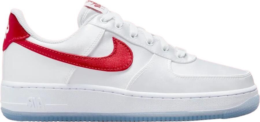 Nike Air Force 1 Low '07 Satin White Varsity Red DX6541 - Foto 2
