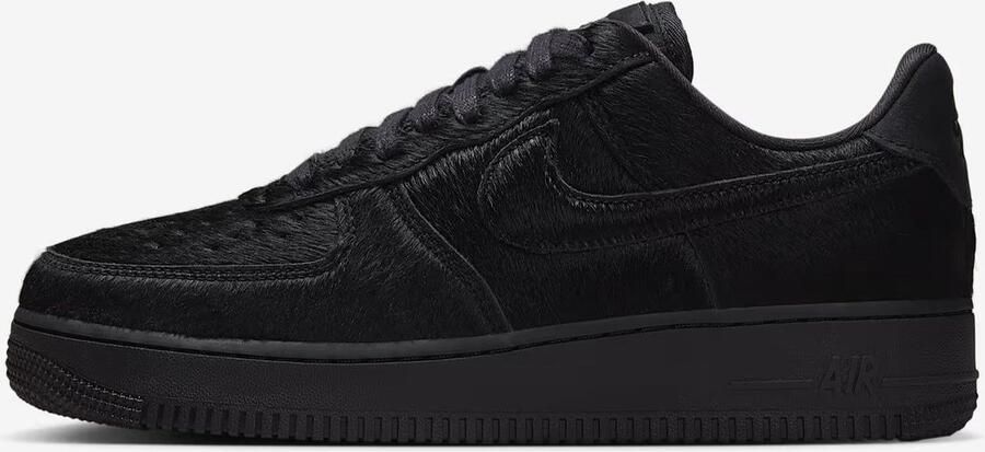Nike Air Force 1 Low '07 Sneakers Unisex Triple Zwart Pony H Air