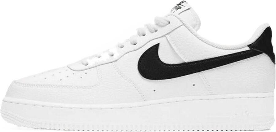 Nike Air Force 1 Low '07 White Black Pebbled Leather