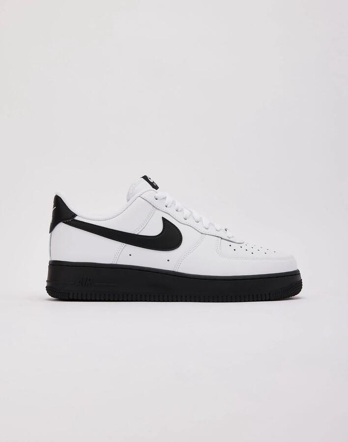 Nike Air Force 1 Low '07 White Black Sneakers Unisex Wit Zwart