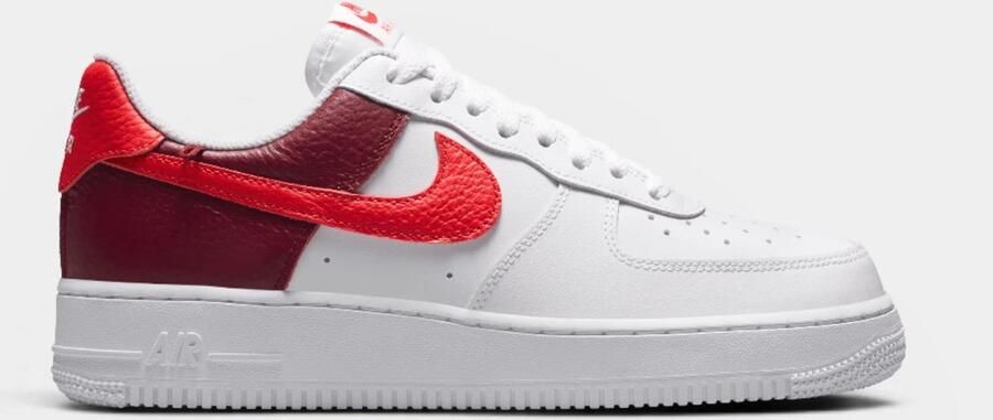 Nike Air Force 1 Low '07 White Light Crimson Gold Charm Bracelet (Women's)