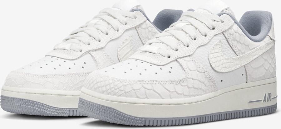 Nike Air Force 1 '07 Summit White Summit White Sail Wolf Grey Sneakers DX2678 100 - Foto 6