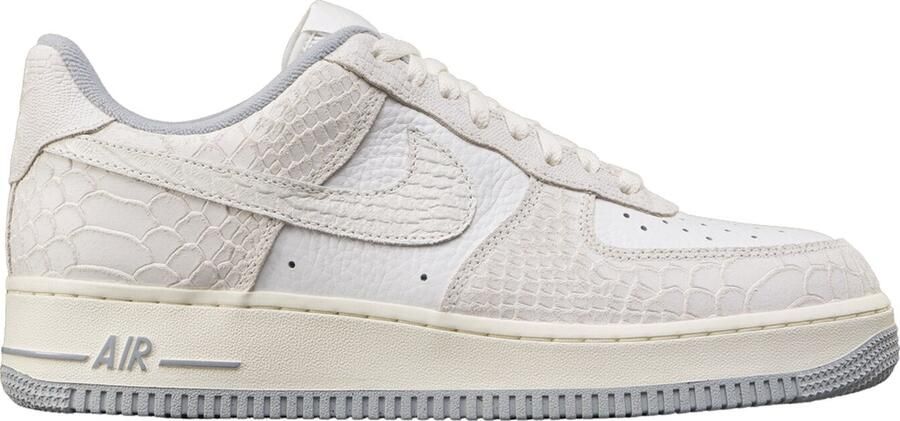 Nike Air Force 1 '07 Summit White Summit White Sail Wolf Grey Sneakers DX2678 100 - Foto 4
