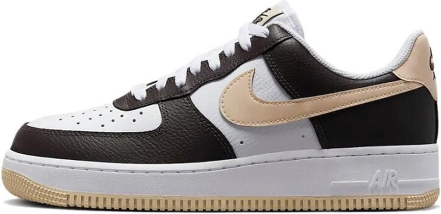 Nike Air Force 1 Low '07 Panda White Velvet Brown Sneakers Unisex - Foto 2