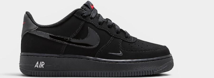 Nike Lage Sneakers Air Force 1 Low Black Smoke Grey (GS)