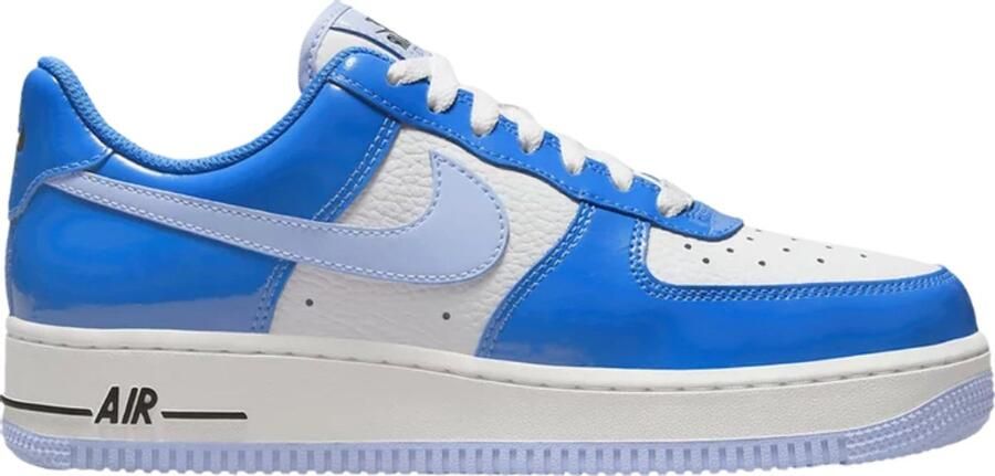Nike Air Force 1 Low '07 White Blue Patent Sneakers Unisex Doos Zonder Deksel - Foto 3