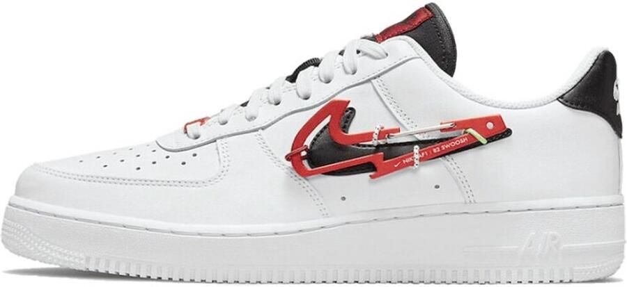 Nike Air Force 1 Low Carabiner Swoosh Red Sneakers Limited Edition - Foto 2